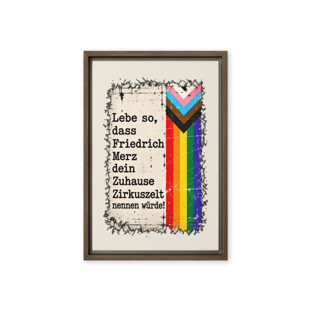 KA Studio Color P614 – Brown / 12″×18″ / V17637 – Vorderansicht | Originalmotiv | Artwork MERZ V08 / Rueckendruck geprueft