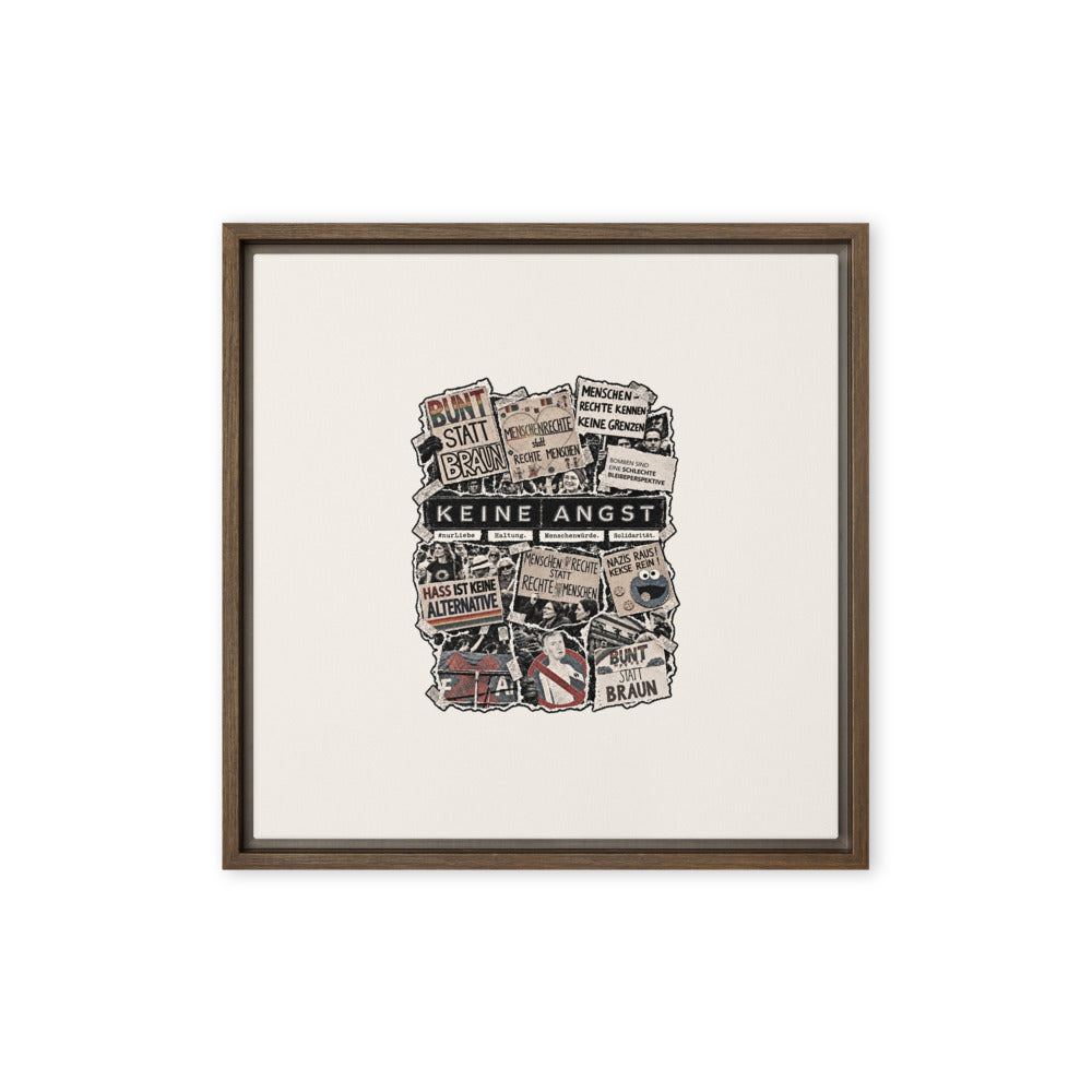 KA Studio Color P614 – Brown / 16″×16″ / V16042 – Vorderansicht | Originalmotiv | Artwork COLLAGE v3