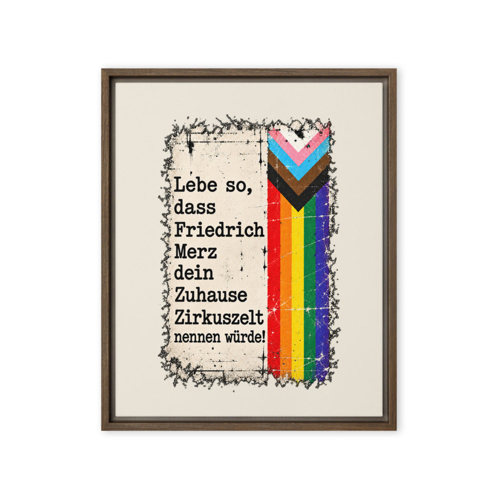 KA Studio Color P614 – Brown / 16″×20″ / V16043 – Vorderansicht | Originalmotiv | Artwork MERZ V08 / Rueckendruck geprueft