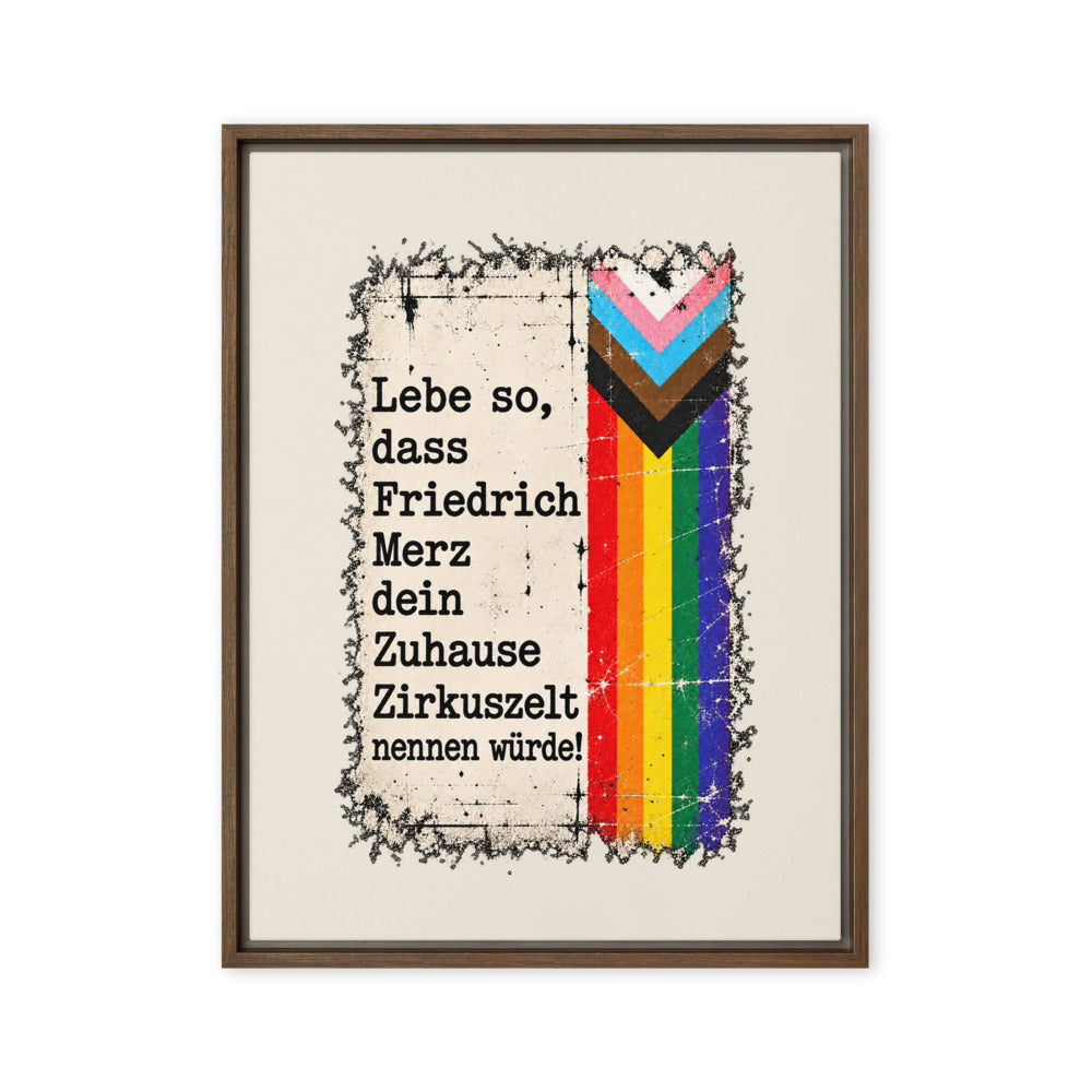 KA Studio Color P614 – Brown / 18″×24″ / V16044 – Vorderansicht | Originalmotiv | Artwork MERZ V08 / Rueckendruck geprueft