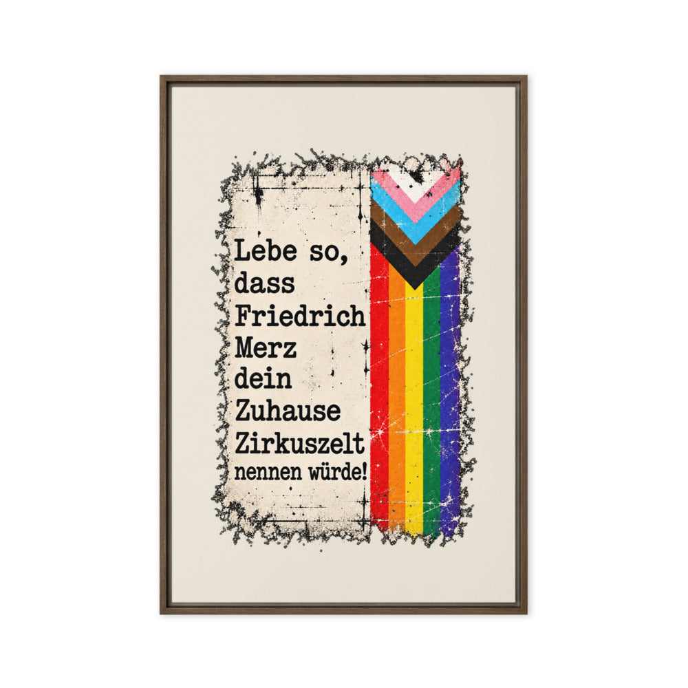 KA Studio Color P614 – Brown / 24″×36″ / V16045 – Vorderansicht | Originalmotiv | Artwork MERZ V08 / Rueckendruck geprueft