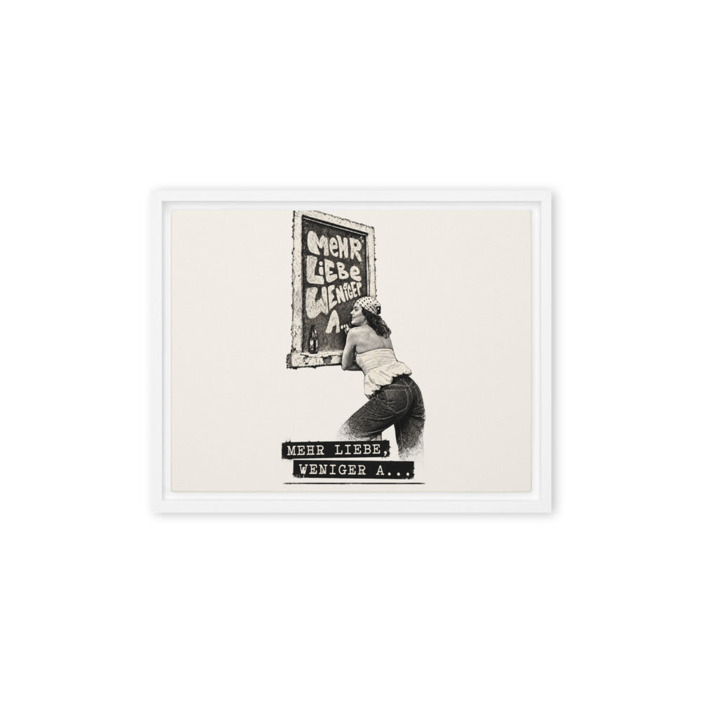 Neele – Gerahmte Leinwand · White · Vorderansicht | Originalmotiv