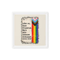 KA Studio Color P614 – White / 12″×12″ / V15695 – Vorderansicht | Originalmotiv | Artwork MERZ V08 / Rueckendruck geprueft