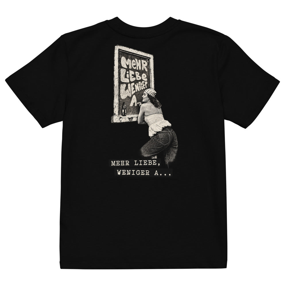 Neele – Bio-Baumwoll-T-Shirt für Kinder · Black · Rückansicht | Originalmotiv