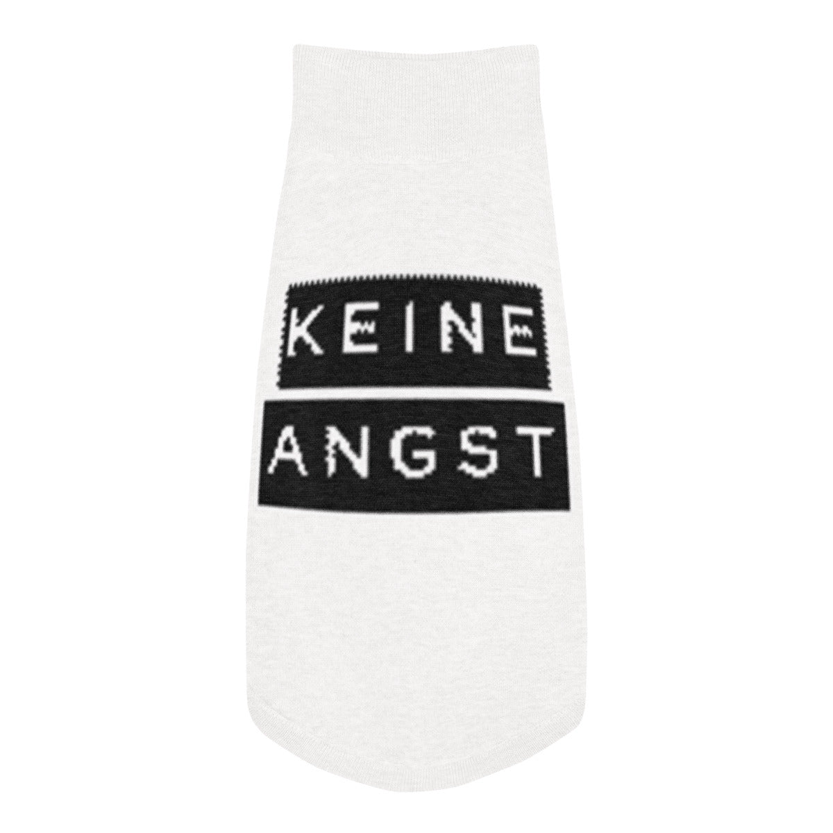 KA Studio Batch P964 – Launch-Hundepullover – Rückansicht mit KEINE ANGST in zwei Zeilen