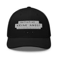Sonderedition „Wir sind mehr“ – Retro-Trucker-Cap – Black – großes Original-Stickmotiv