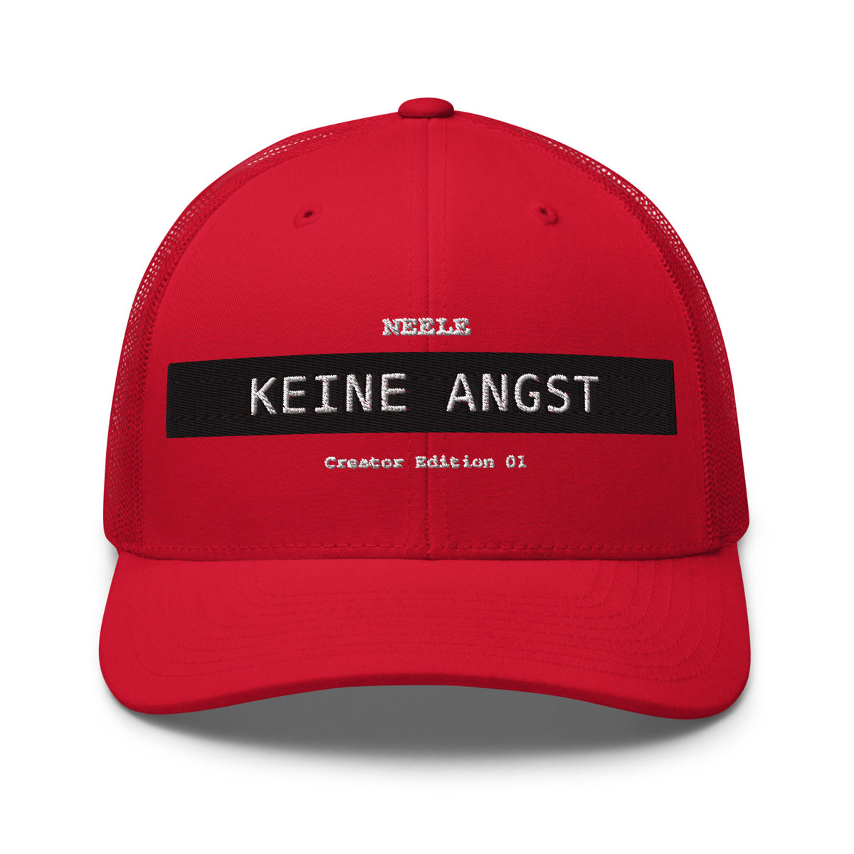 Neele – Retro-Trucker-Cap · Red · Vorderansicht | Originalmotiv