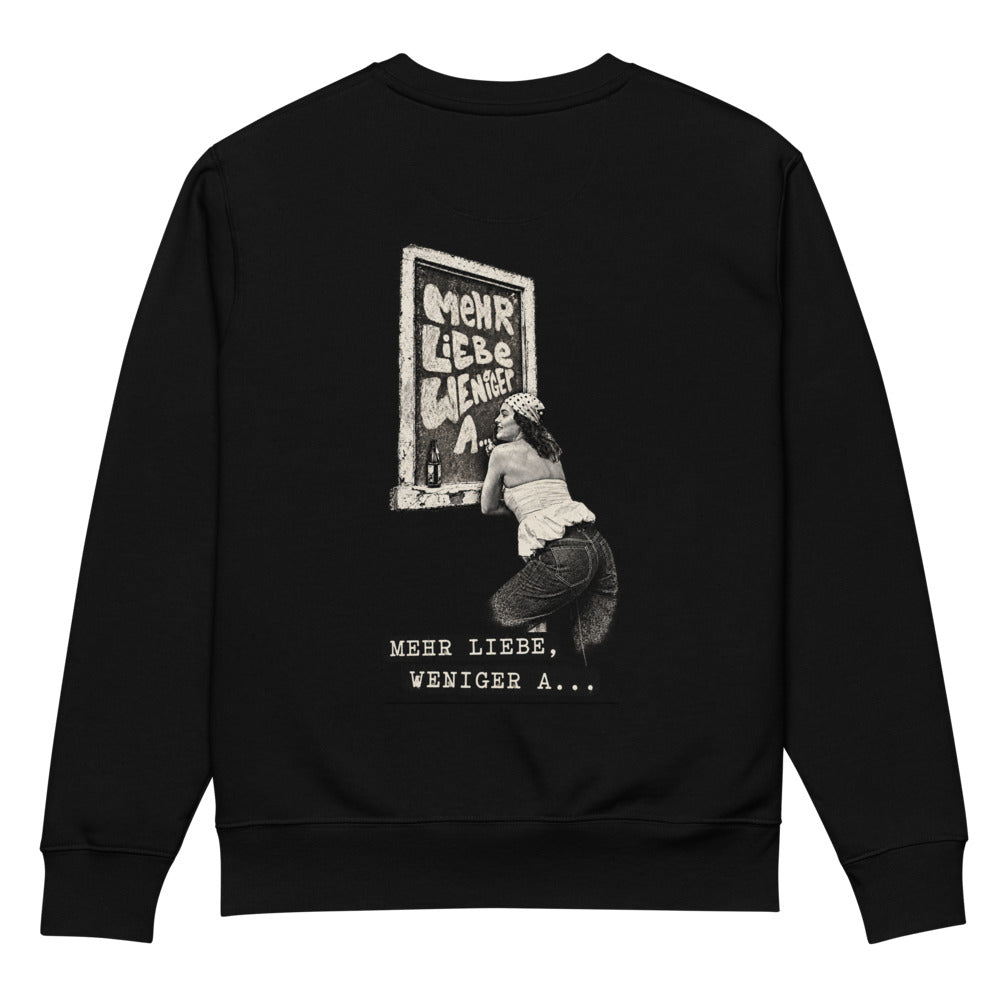 Neele – Unisex Bio-Pullover · Black · Rückansicht | Originalmotiv