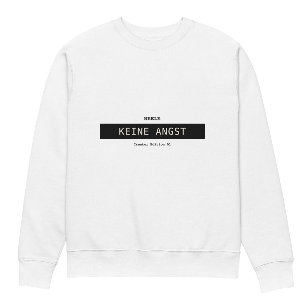 Neele – Unisex Bio-Pullover · White · Vorderansicht | Originalmotiv