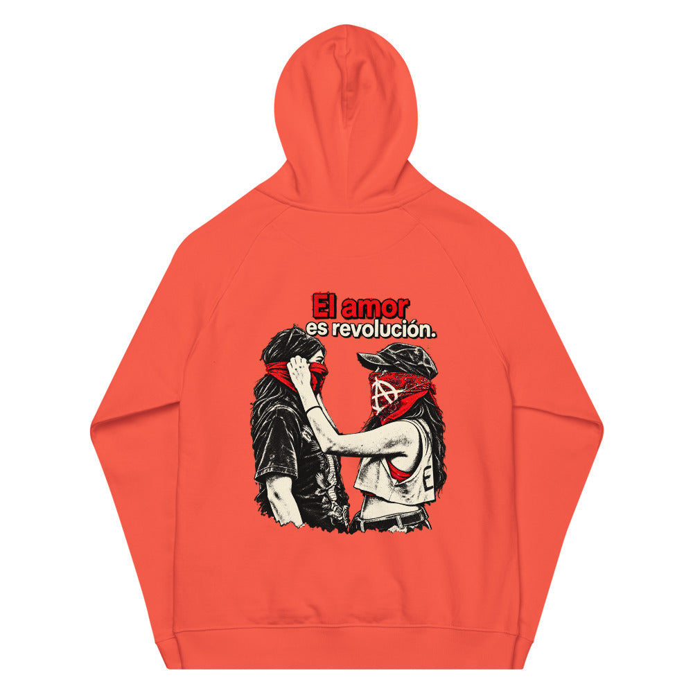 KA Studio Color P543 – Burnt Orange – Rückansicht | Originalmotiv | Artwork EL AMOR V02 / Kapuzenfreie Rueckendruckflaeche