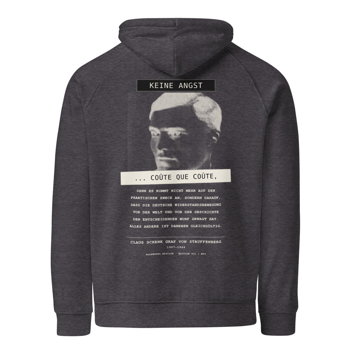 KA Studio Color P543 – Charcoal Melange – Back print | Originalmotiv | Artwork v15