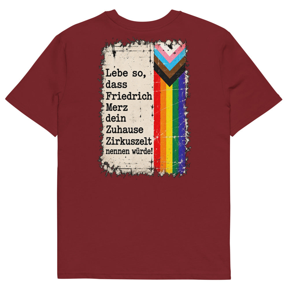 KA Studio Color P456 – Burgundy – Rückansicht | Originalmotiv | Artwork MERZ V08 / Rueckendruck geprueft
