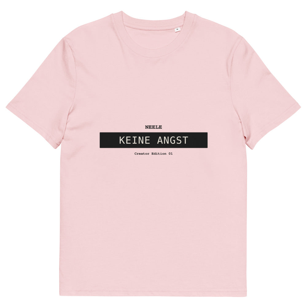 Neele – Unisex T-Shirt aus Bio-Baumwolle Creator 2.0 · Cotton Pink · Vorderansicht | Originalmotiv