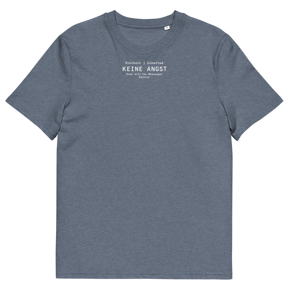 KA Studio Color P456 – Dark Heather Blue – Vorderansicht | Originalmotiv | Artwork FREIHEIT v02