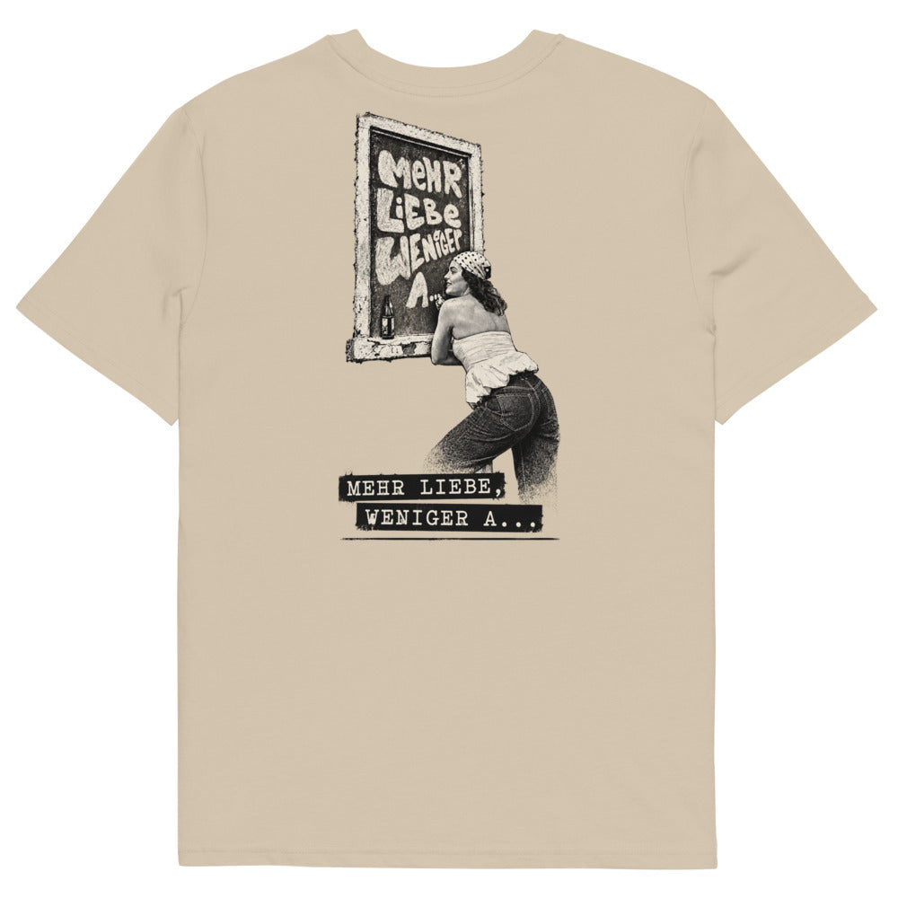 Neele – Unisex T-Shirt aus Bio-Baumwolle Creator 2.0 · Desert Dust · Rückansicht | Originalmotiv