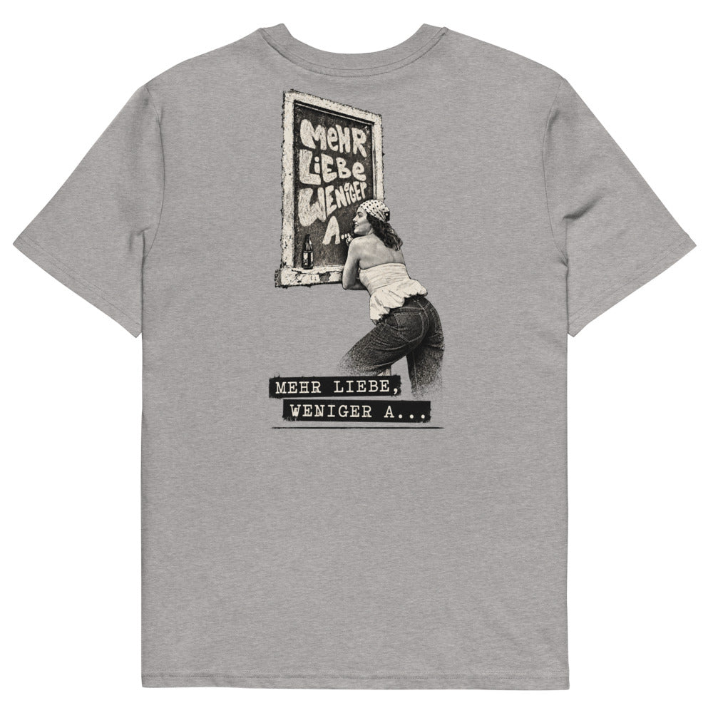 Neele – Unisex T-Shirt aus Bio-Baumwolle Creator 2.0 · Heather Grey · Rückansicht | Originalmotiv
