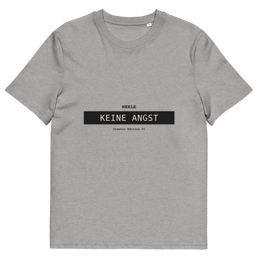 Neele – Unisex T-Shirt aus Bio-Baumwolle Creator 2.0 · Heather Grey · Vorderansicht | Originalmotiv