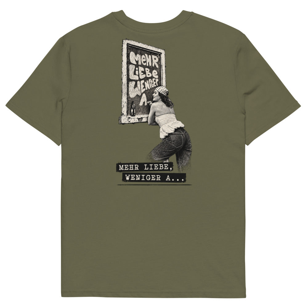 Neele – Unisex T-Shirt aus Bio-Baumwolle Creator 2.0 · Khaki · Rückansicht | Originalmotiv