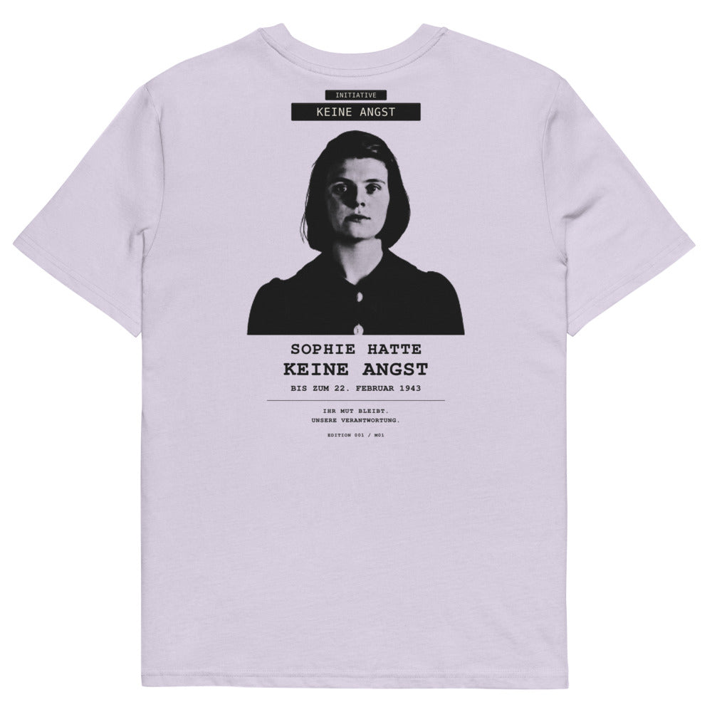 Sophie Scholl – Keine Angst | Creator 2.0 – Lavender – Rückansicht | Originalmotiv