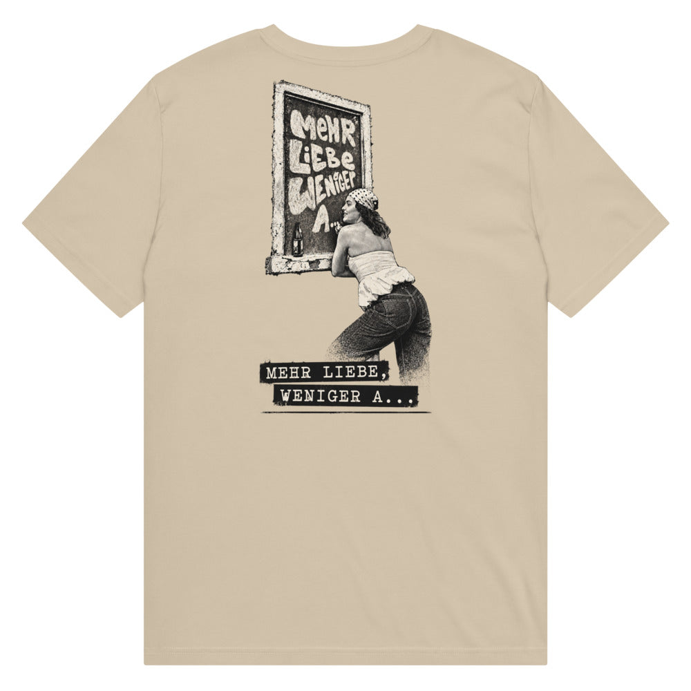 Neele – Mittelschweres Unisex Bio-T-Shirt · Desert Dust · Rückansicht | Originalmotiv