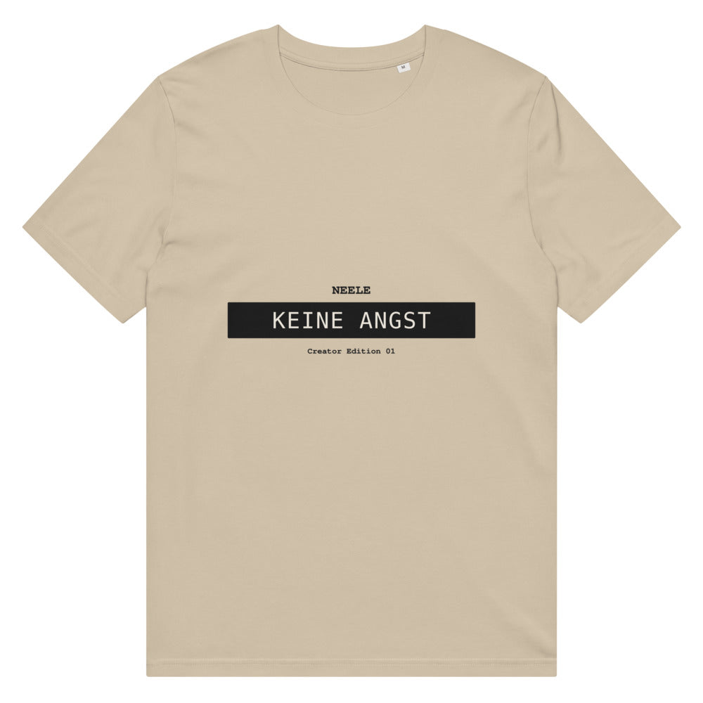 Neele – Mittelschweres Unisex Bio-T-Shirt · Desert Dust · Vorderansicht | Originalmotiv