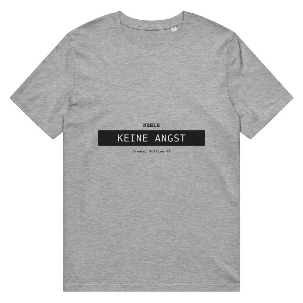 Neele – Mittelschweres Unisex Bio-T-Shirt · Heather Grey · Vorderansicht | Originalmotiv