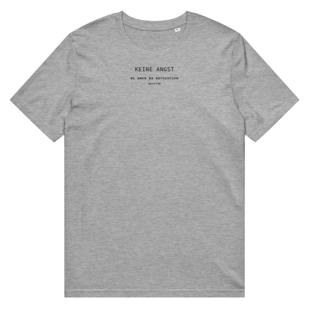 KA Studio Color P824 – Heather Grey – Vorderansicht | Originalmotiv | Artwork EL AMOR V01 / Maximale Rueckendruckflaeche