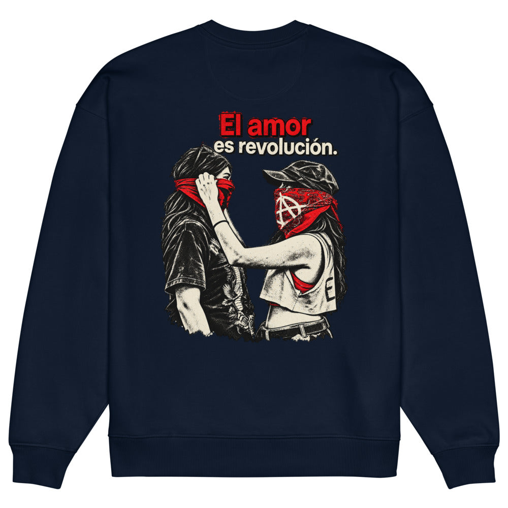 KA Studio Color P822 – French Navy – Rückansicht | Originalmotiv | Artwork EL AMOR V01 / Maximale Rueckendruckflaeche