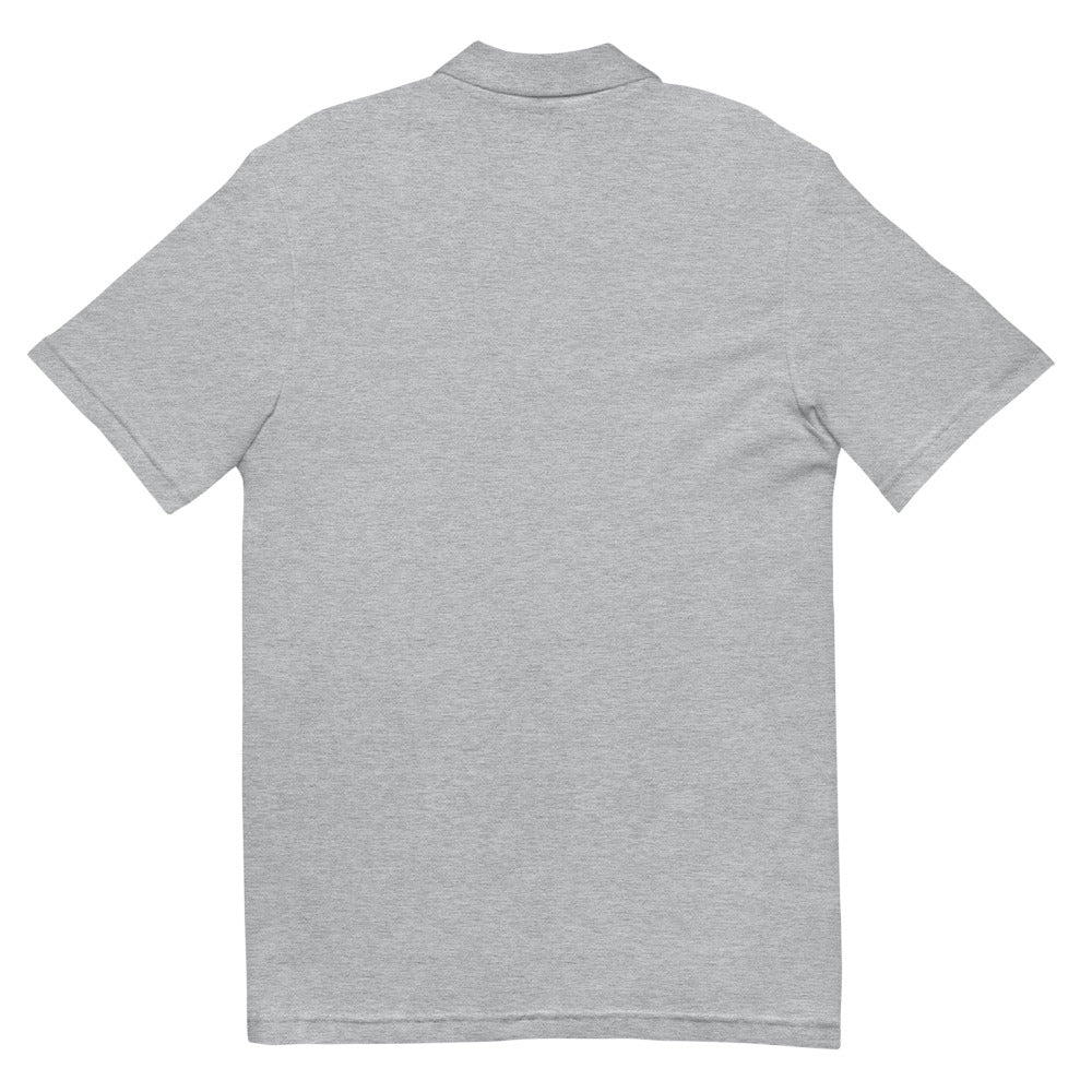 Neele – Unisex Piqué-Poloshirt · Sport Grey · Rückansicht | Originalmotiv